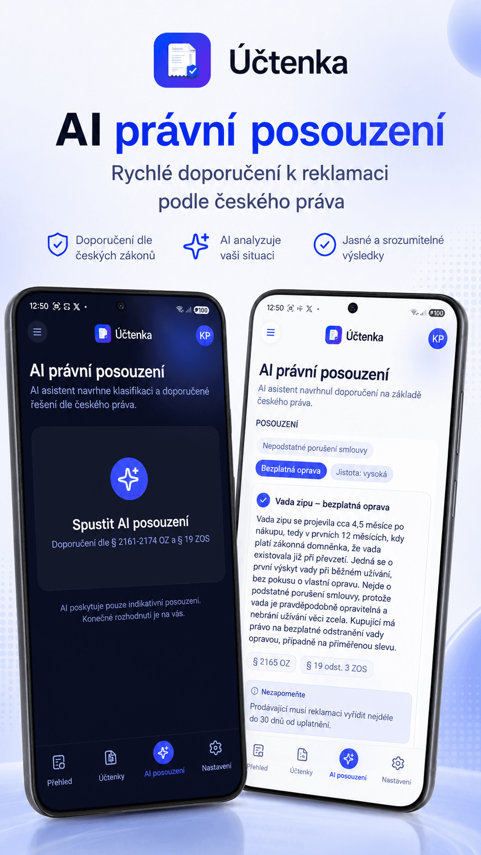AI reklamace